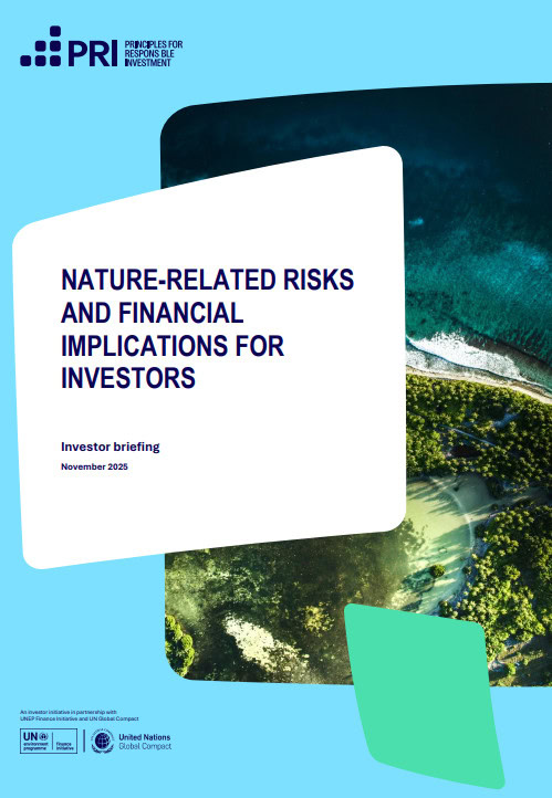Nature-related risks and financial implications for investors