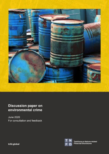 Discussion paper on environmental crime – TNFD